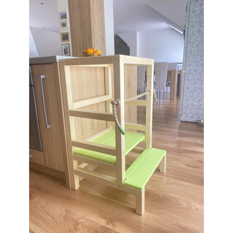👶 Montessori učiaca veža pre bezpečné objavovanie a pomoc v kuchyni ✨
