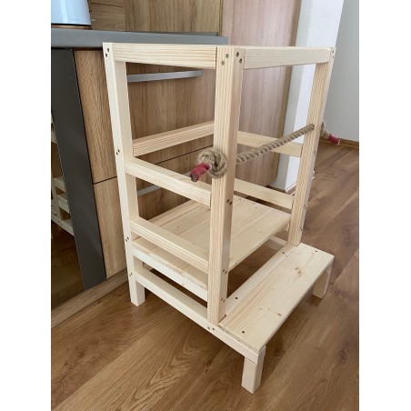 👶 Montessori učiaca veža pre bezpečné objavovanie a pomoc v kuchyni ✨