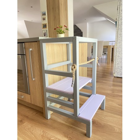 👶 Montessori učiaca veža pre bezpečné objavovanie a pomoc v kuchyni ✨