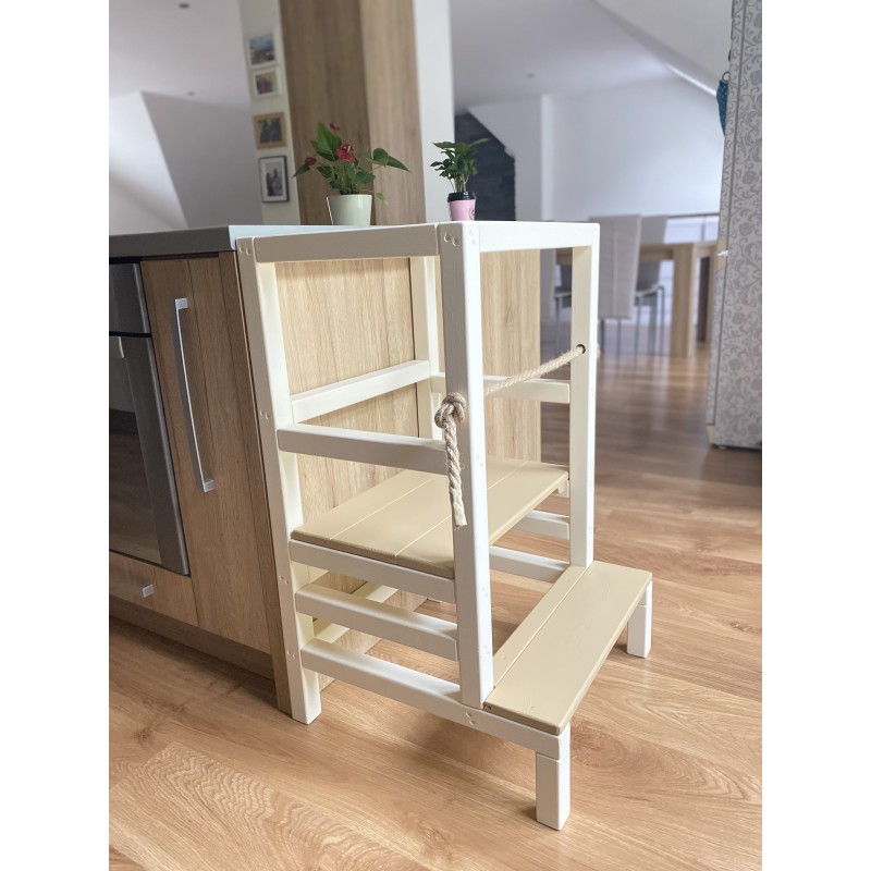 👶 Montessori učiaca veža pre bezpečné objavovanie a pomoc v kuchyni ✨