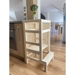 👶 Montessori učiaca veža pre bezpečné objavovanie a pomoc v kuchyni ✨