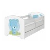 Detská posteľ OSKAR modrý medvedík