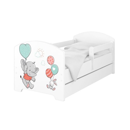 Detská posteľ OSKAR slon a zajac