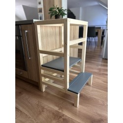 👶 Montessori učiaca veža pre bezpečné objavovanie a pomoc v kuchyni ✨