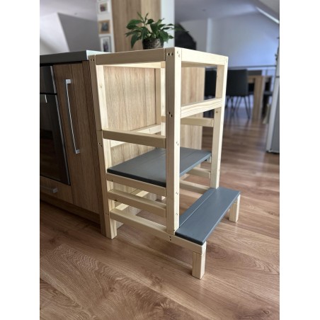 👶 Montessori učiaca veža pre bezpečné objavovanie a pomoc v kuchyni ✨