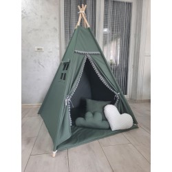 Teepee tmavá zelená