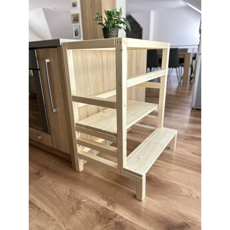 👶 Montessori učiaca veža pre bezpečné objavovanie a pomoc v kuchyni ✨