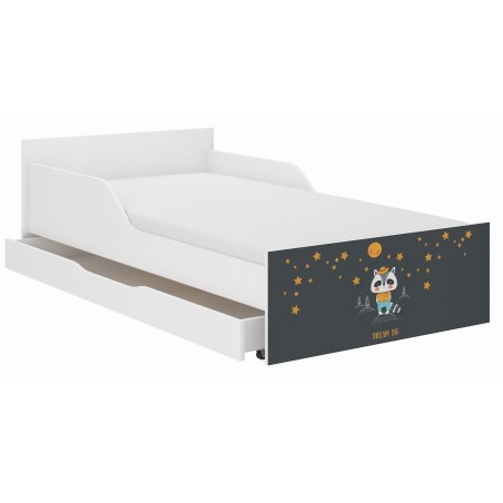 Detská posteľ so zásuvkou a matracom - posteľ pre deti 160x80 / 180x90