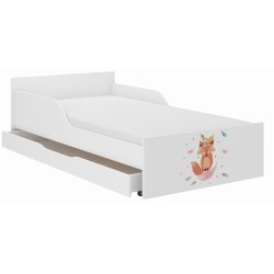 Detská posteľ so zásuvkou a matracom - posteľ pre deti 160x80 / 180x90