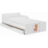 Detská posteľ so zásuvkou a matracom - posteľ pre deti 160x80 / 180x90