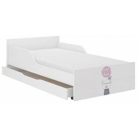 Detská posteľ so zásuvkou a matracom - posteľ pre deti 160x80 / 180x90