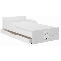 Detská posteľ so zásuvkou a matracom - posteľ pre deti 160x80 / 180x90