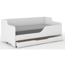 Detská posteľ LILU 160x80 cm so zásuvkou , matracom a bočnicou