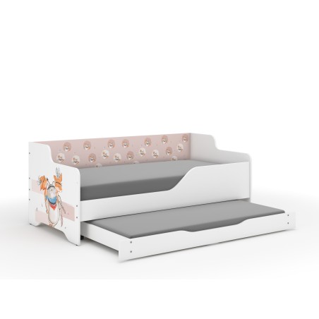 Detská posteľ s prísteľkou 160x80 Lilu + 2 matrace