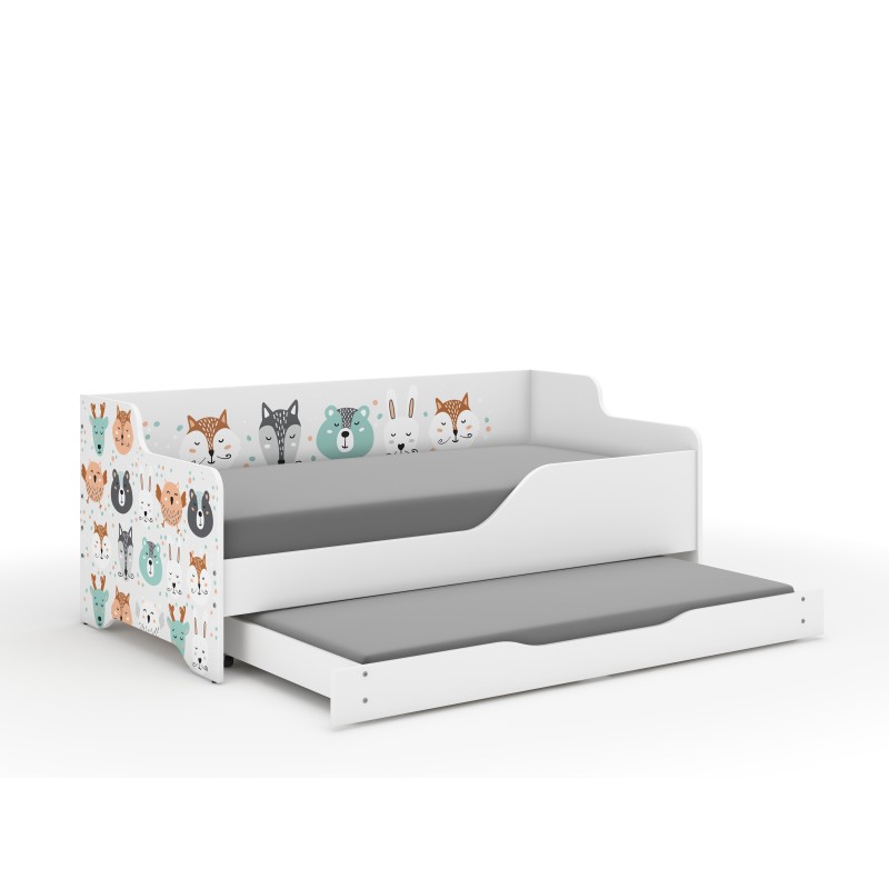 Detská posteľ s prísteľkou 160x80 Lilu + 2 matrace