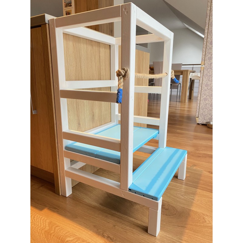 👶 Montessori učiaca veža pre bezpečné objavovanie a pomoc v kuchyni ✨