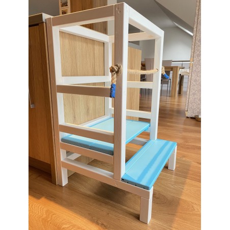 👶 Montessori učiaca veža pre bezpečné objavovanie a pomoc v kuchyni ✨
