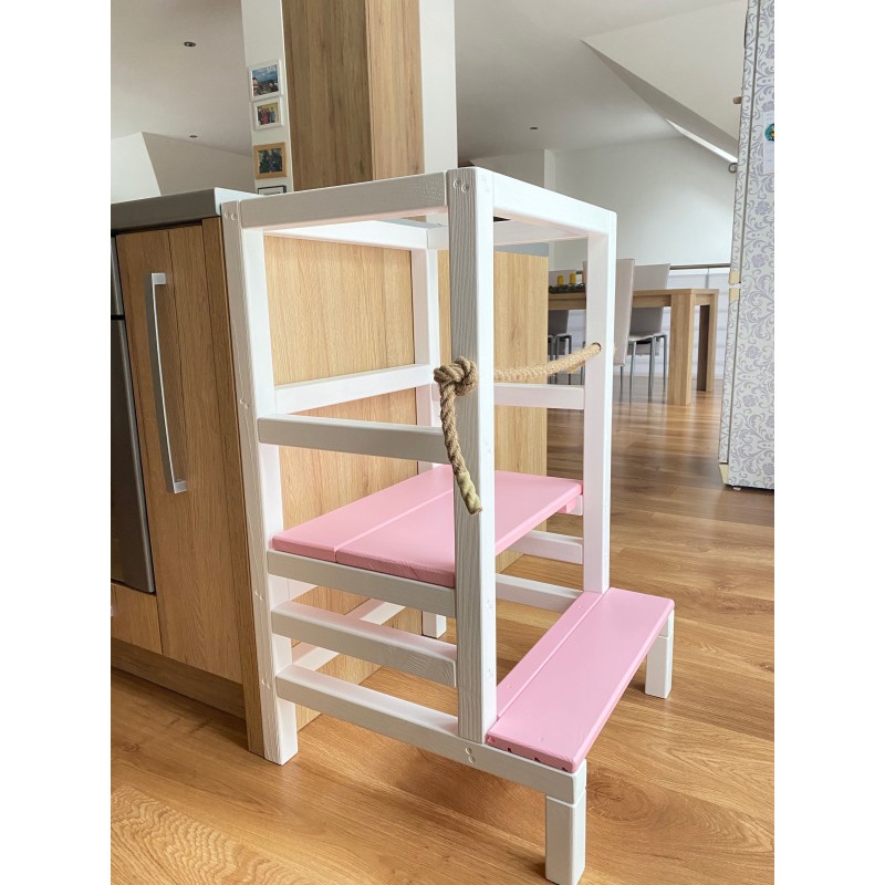 👶 Montessori učiaca veža pre bezpečné objavovanie a pomoc v kuchyni ✨