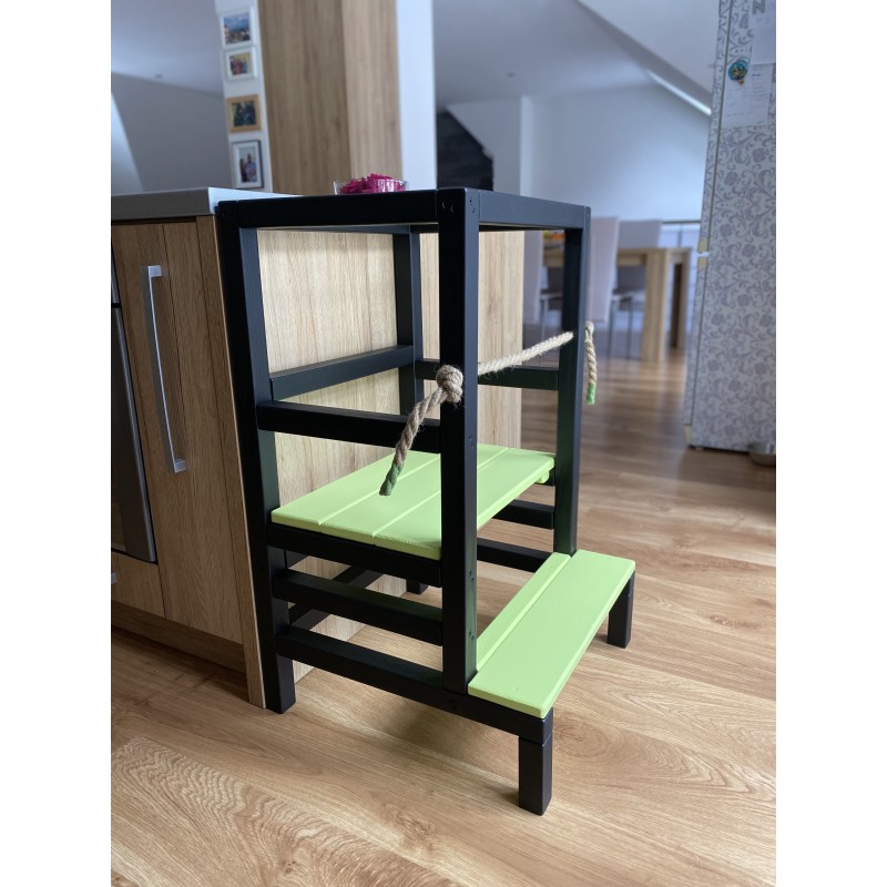 👶 Montessori učiaca veža pre bezpečné objavovanie a pomoc v kuchyni ✨