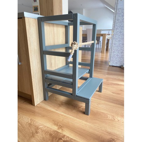 👶 Montessori učiaca veža pre bezpečné objavovanie a pomoc v kuchyni ✨