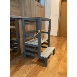 👶 Montessori učiaca veža pre bezpečné objavovanie a pomoc v kuchyni ✨