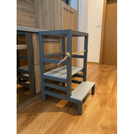👶 Montessori učiaca veža pre bezpečné objavovanie a pomoc v kuchyni ✨