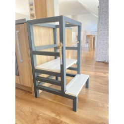 👶 Montessori učiaca veža pre bezpečné objavovanie a pomoc v kuchyni ✨