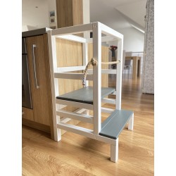 👶 Montessori učiaca veža pre bezpečné objavovanie a pomoc v kuchyni ✨