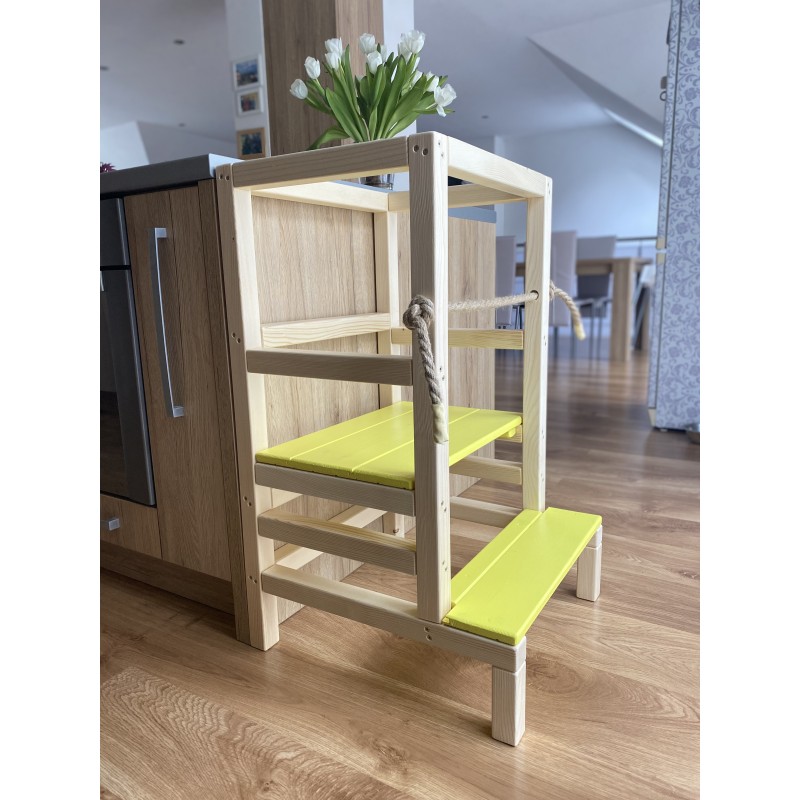 👶 Montessori učiaca veža pre bezpečné objavovanie a pomoc v kuchyni ✨
