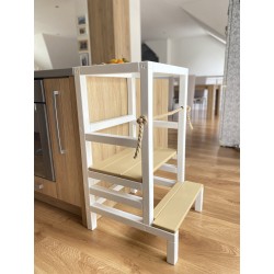👶 Montessori učiaca veža pre bezpečné objavovanie a pomoc v kuchyni ✨