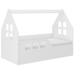 Domčeková posteľ pre deti MDF 140x70 a 160x80 biela