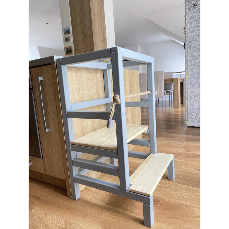 👶 Montessori učiaca veža pre bezpečné objavovanie a pomoc v kuchyni ✨